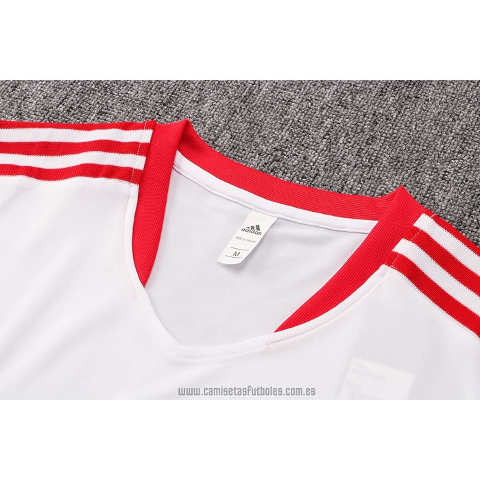 Chandal del Manchester United Manga Corta 2021-2022 Blanco